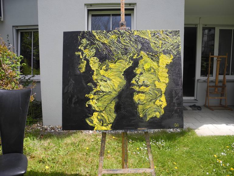 Original Portraiture Pop Culture/Celebrity Painting by Jérôme Geo Labrunerie