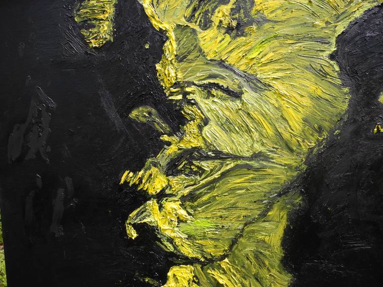 Original Portraiture Pop Culture/Celebrity Painting by Jérôme Geo Labrunerie