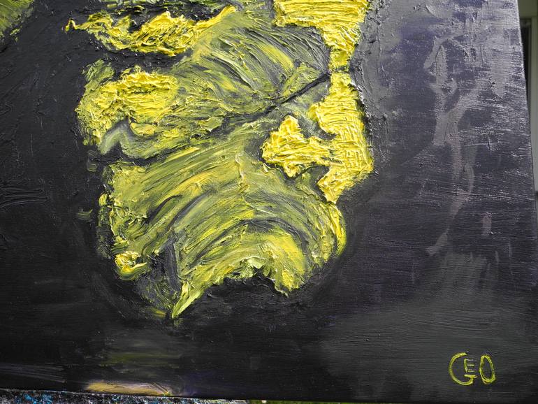 Original Portraiture Pop Culture/Celebrity Painting by Jérôme Geo Labrunerie