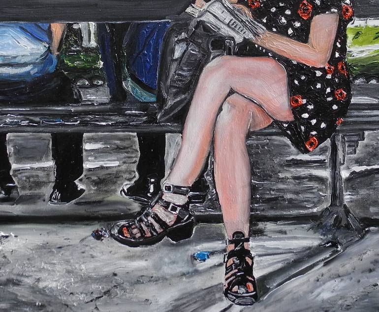 Original Other People Painting by Jérôme Geo Labrunerie