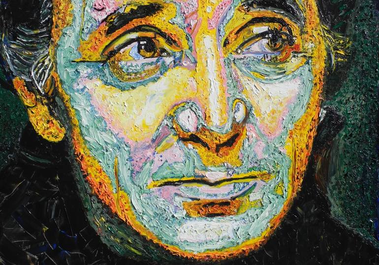 Original Portraiture People Painting by Jérôme Geo Labrunerie