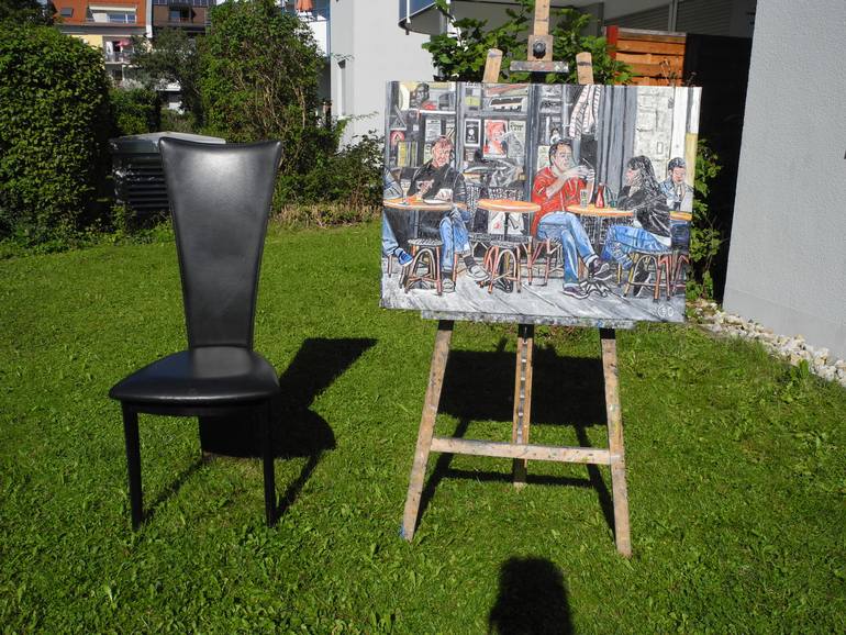 Original Other People Painting by Jérôme Geo Labrunerie