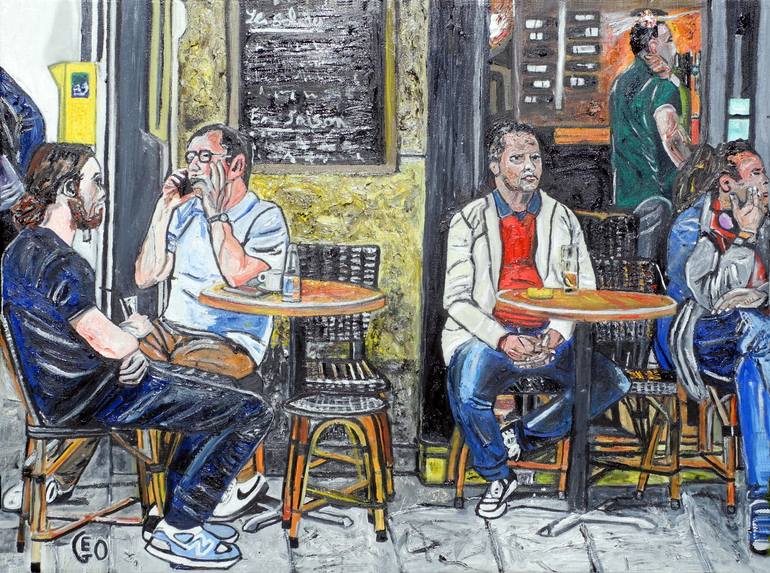 Original Other People Painting by Jérôme Geo Labrunerie