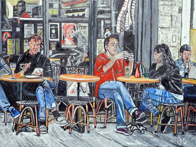 Original Other People Painting by Jérôme Geo Labrunerie