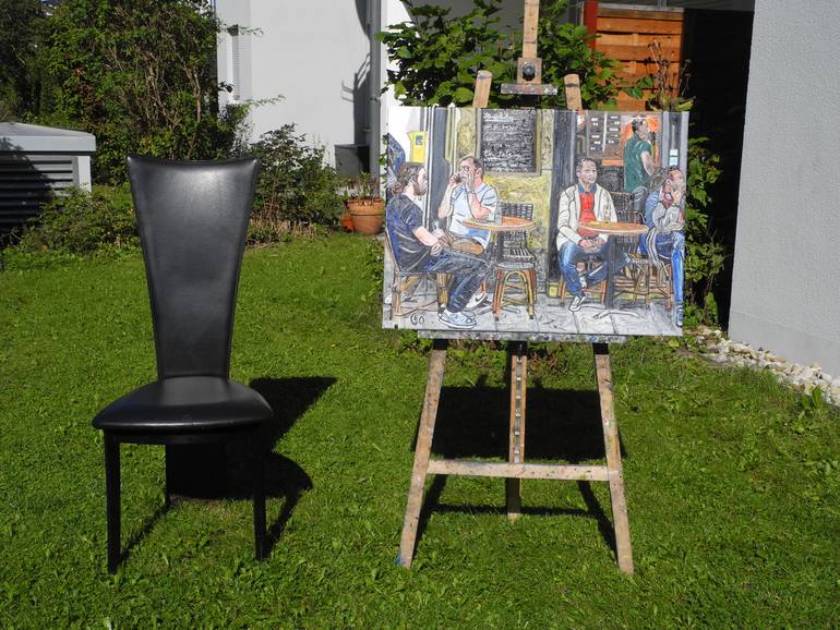 Original Other People Painting by Jérôme Geo Labrunerie