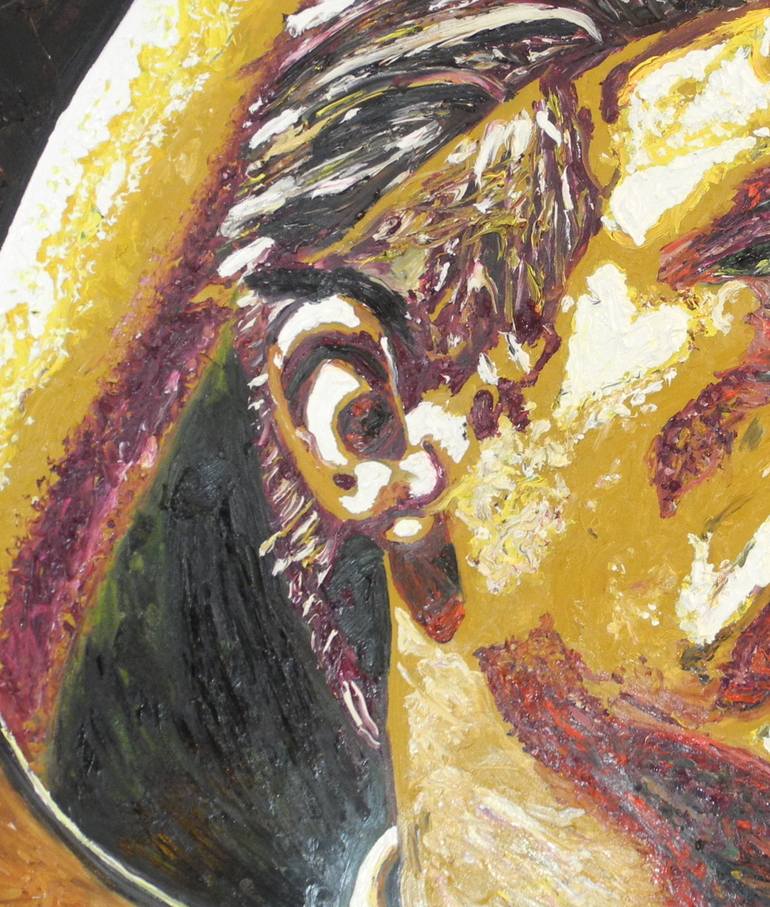 Original Portraiture People Painting by Jérôme Geo Labrunerie