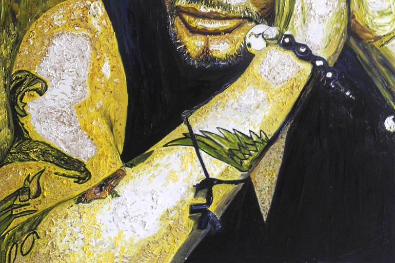 Original Portraiture People Painting by Jérôme Geo Labrunerie