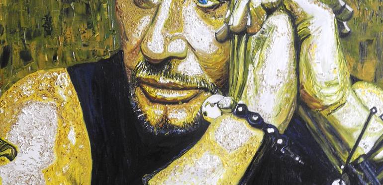 Original Portraiture People Painting by Jérôme Geo Labrunerie