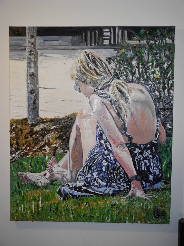 Original Other People Painting by Jérôme Geo Labrunerie