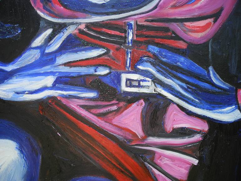 Original Figurative Classical Mythology Painting by Jérôme Geo Labrunerie