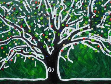 Original Conceptual Botanic Paintings by Jérôme Geo Labrunerie