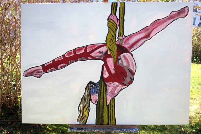 Original Figurative Performing Arts Painting by Jérôme Geo Labrunerie