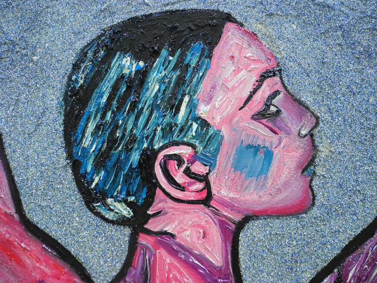 Original Figurative Women Painting by Jérôme Geo Labrunerie