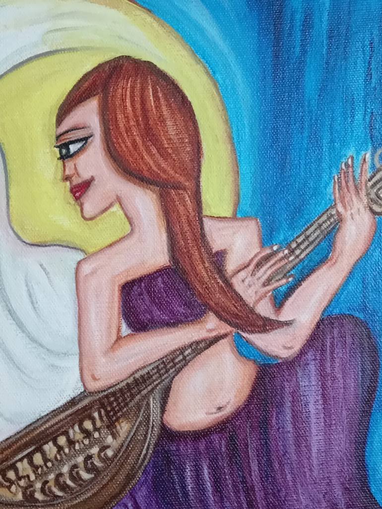 Original Classicism Abstract Painting by Devattama Thakurta