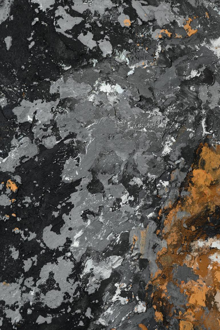 Original Abstract Expressionism People Painting by R Werner