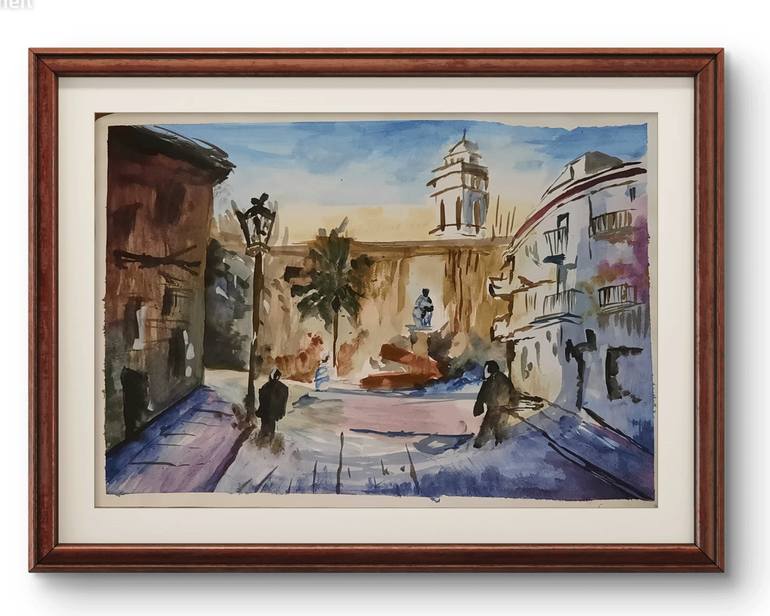 Original Art Deco Home Painting by Javeria Atif