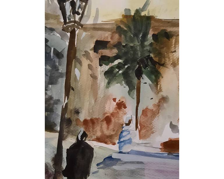Original Art Deco Home Painting by Javeria Atif