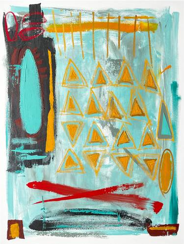 Original Conceptual Patterns Paintings by Lorenzo Swinton