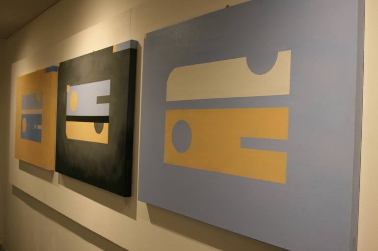 Original Minimalism Geometric Painting by Martin Hyde