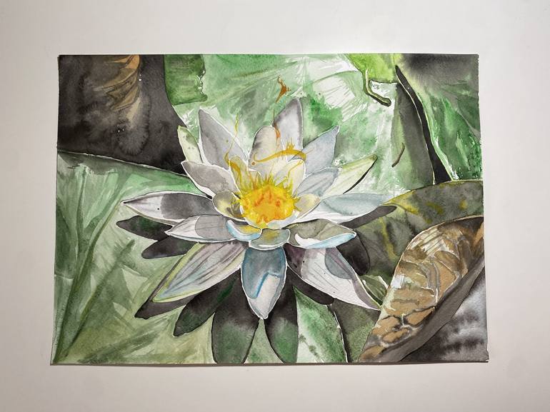 Original Contemporary Floral Painting by Nemanja Milenković