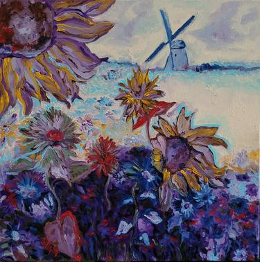 Original Impressionism Floral Paintings by Tatiana Voloshina