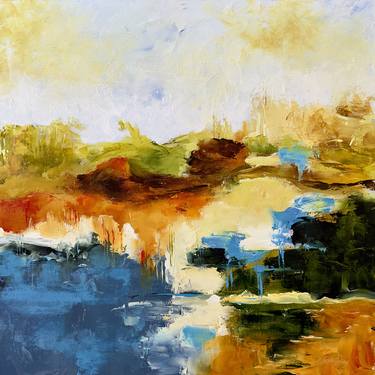 Original Abstract Expressionism Landscape Paintings by Lois Donaghey