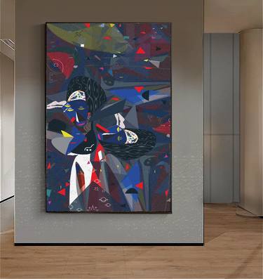 Original Cubism Abstract Digital by Dev Chandra