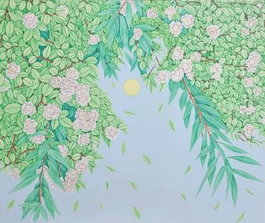 Original Contemporary Floral Paintings by Eunjoo Choi