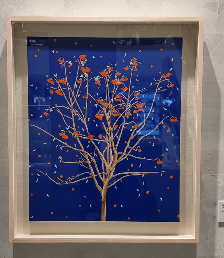 Original Contemporary Floral Painting by Eunjoo Choi