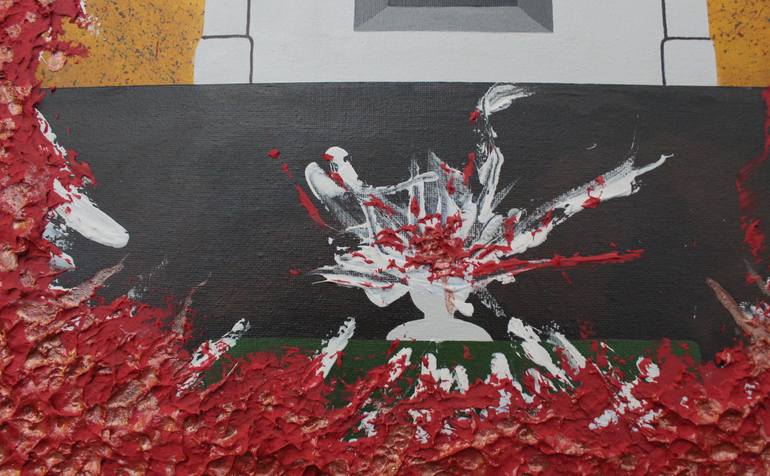 Original Surrealism Abstract Mixed Media by Sam Rueger