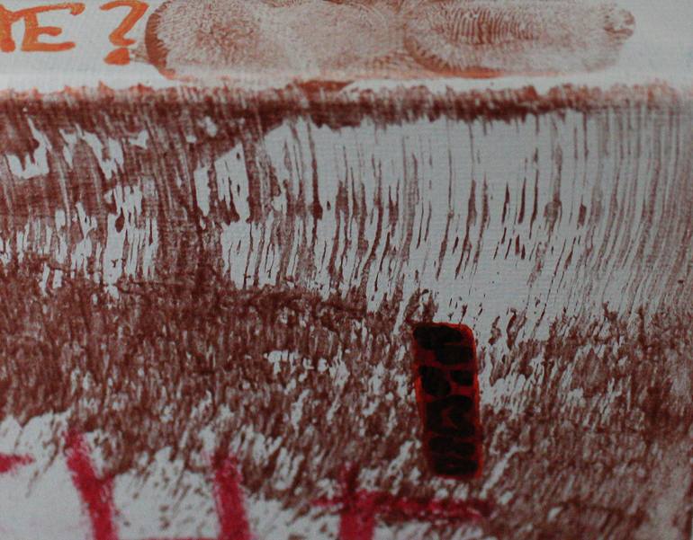 Original Surrealism Abstract Mixed Media by Sam Rueger
