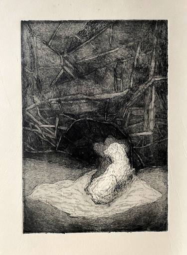 Print of Expressionism Animal Printmaking by Merve Can Pekeser