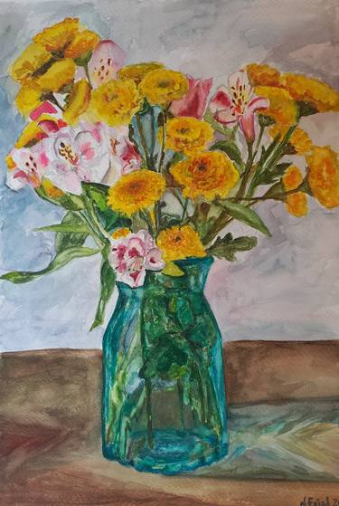 Original Floral Paintings by Nair Faiad