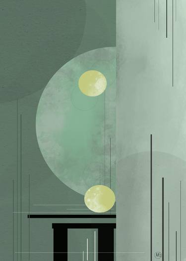 Original Contemporary Abstract Digital by Massimo Zanotti