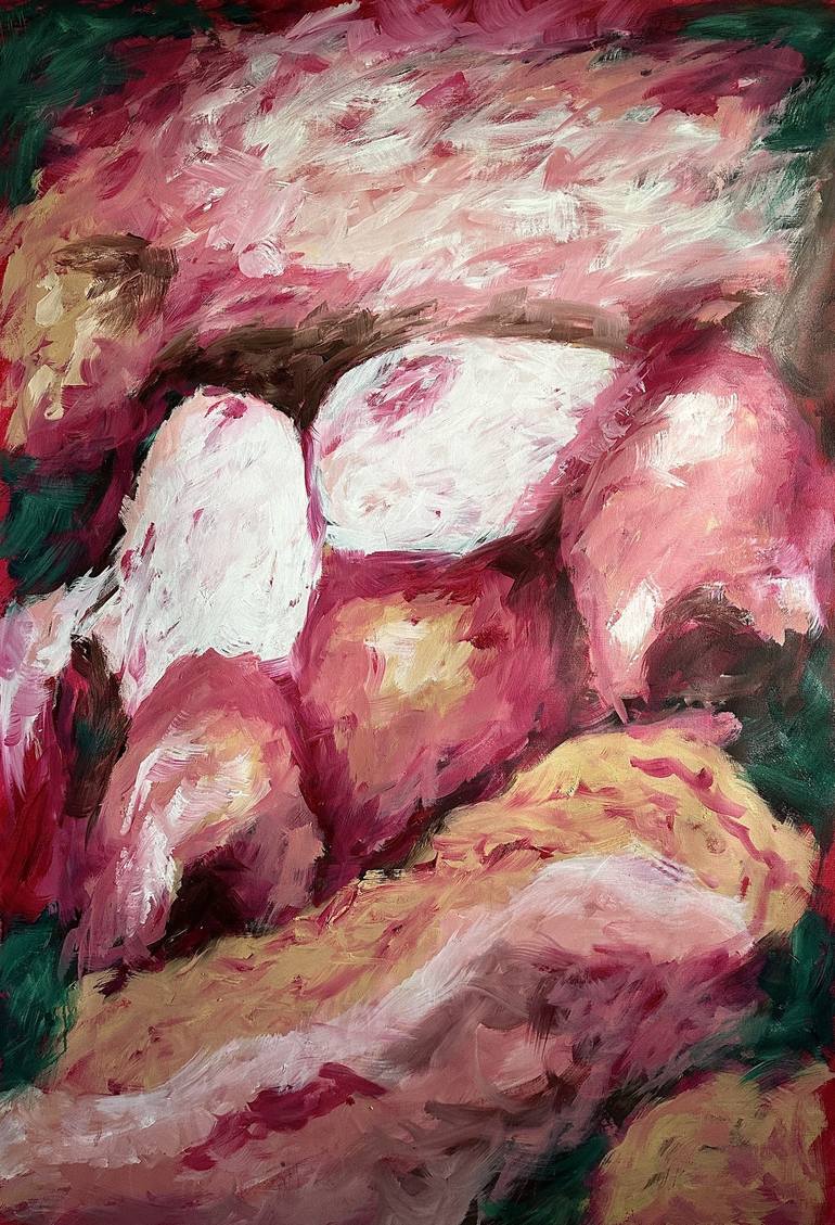 Original Contemporary Abstract Paintings by Abigail Noriega