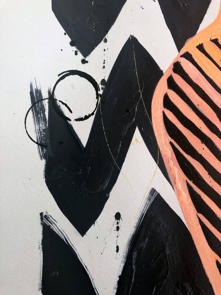Original Abstract Women Painting by Dimitri Jelezky