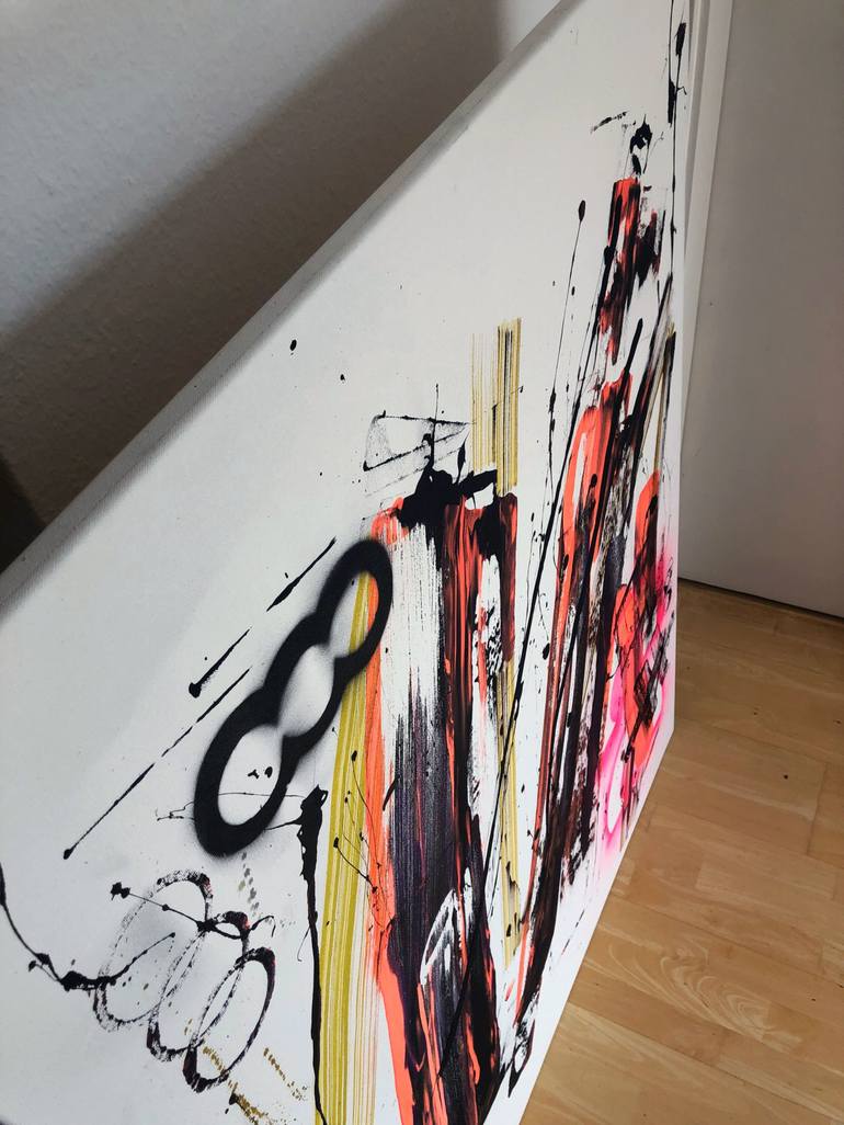 Original Abstract Painting by Dimitri Jelezky