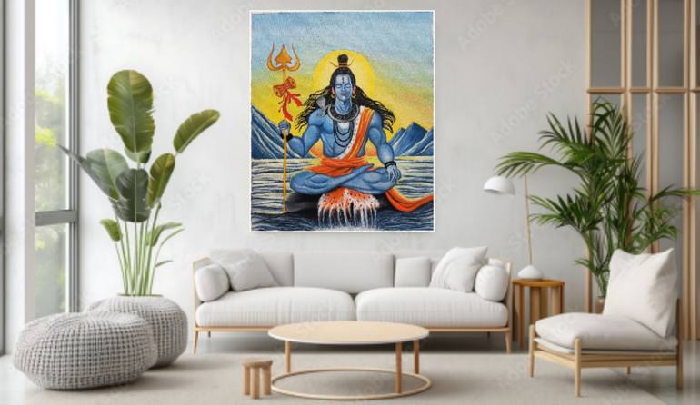 Original Installation Art Religion Painting by Anshika Arora