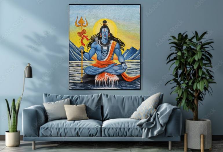 Original Installation Art Religion Painting by Anshika Arora