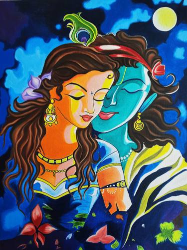 Original Realism Religion Paintings by Anshika Arora