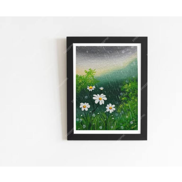 Original Color Field Painting Nature Painting by Anshika Arora