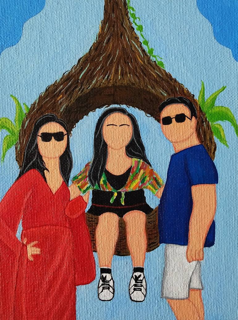 Original Illustration People Paintings by Anshika Arora