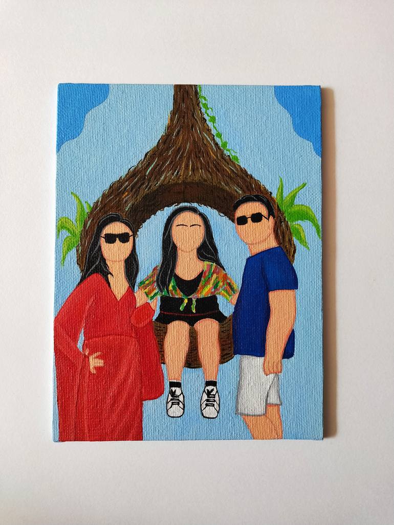 Original Illustration People Painting by Anshika Arora