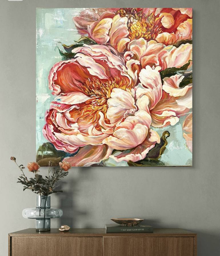 Original Realism Floral Painting by Alla Badsar