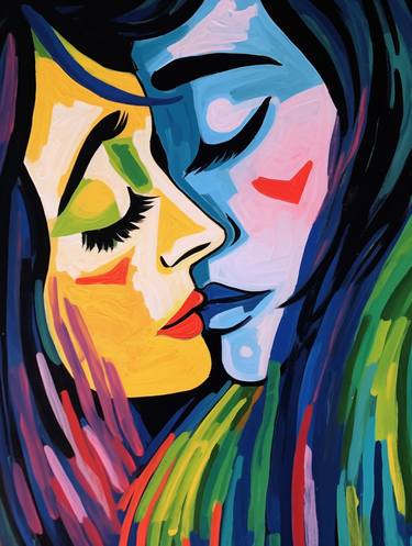 Original Contemporary Love Digital by Frank Daske