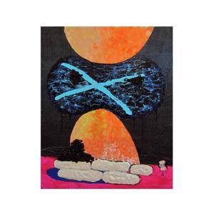 "Beneath", 30x24", Mixed Media on Canvas