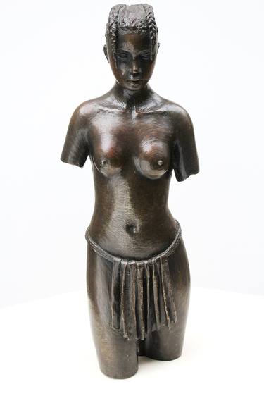 Original Figurative Nude Sculpture by Izidro Duarte