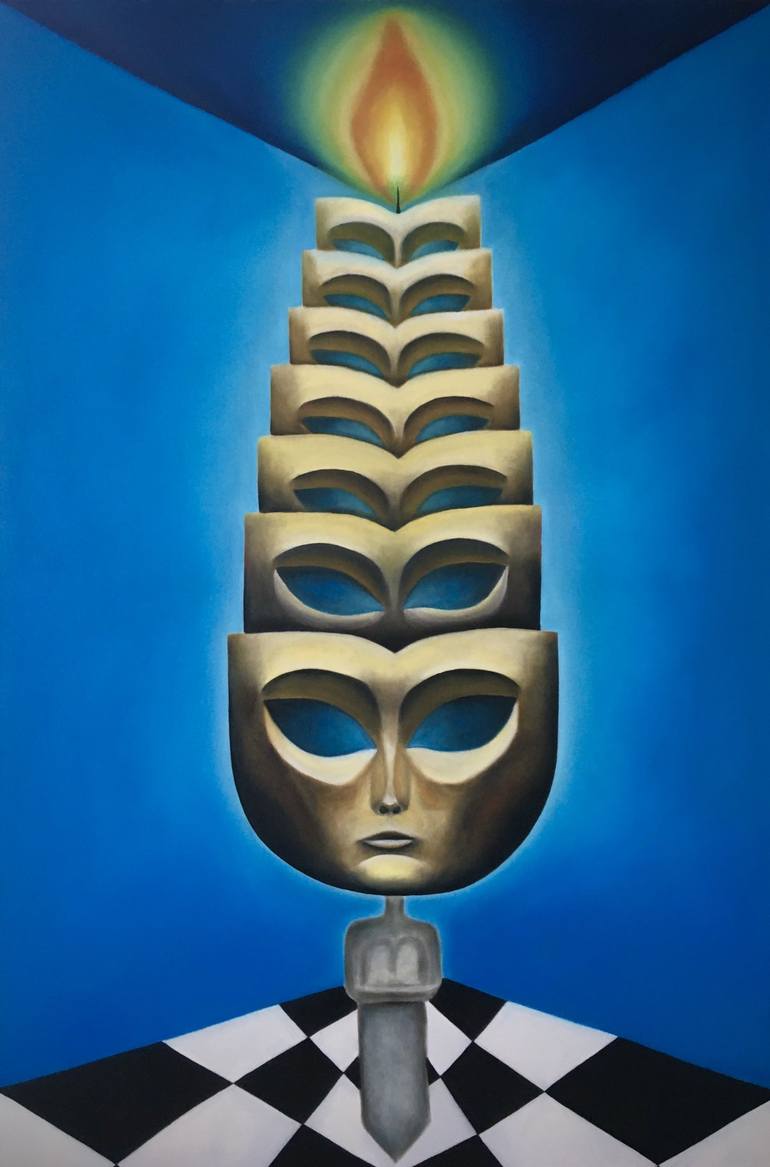 Original Surrealism Fantasy Paintings by Maryam Howe