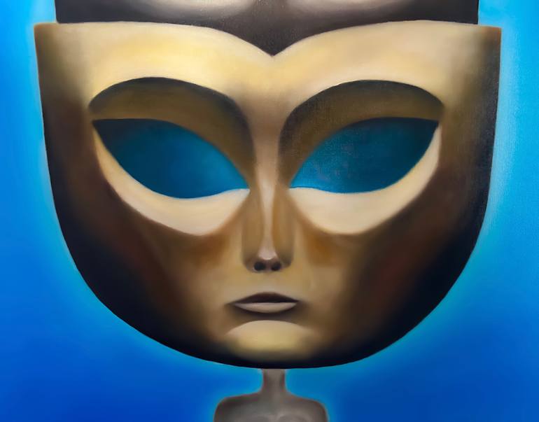 Original Surrealism Fantasy Painting by Maryam Howe