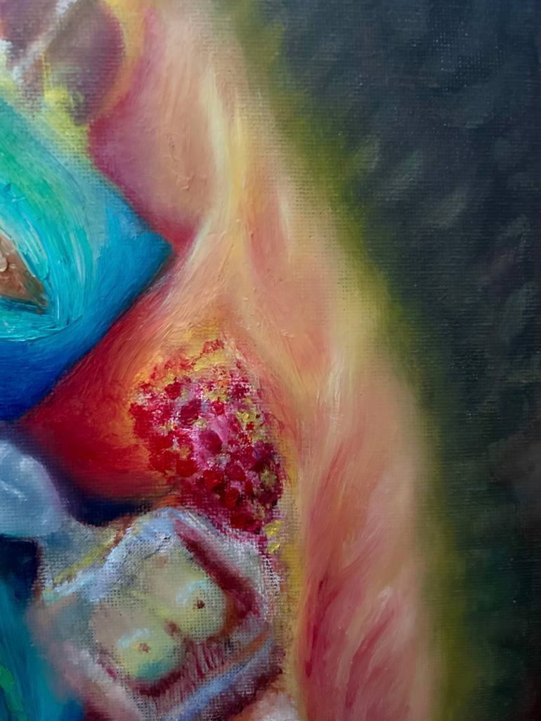 Original Surrealism Women Painting by Maryam Howe